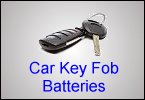 Car key fob and car alarm batteries from Watch Battery (UK) Ltd