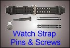 Spring bars and screw sets for fitting Casio watch straps