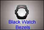 Black Casio watch bezels