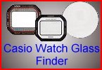 Find your Casio watch glass and seal by Casio watch model number