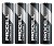 AA - Duracell Procell Constant Alkaline AA battery - Pack of 4