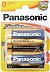 D-size - Panasonic Bronze Award 1.5V Alkaline batteries - Card of 2