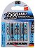 AA - Ansmann MaxE  2500mAh Rechargeable AA Batteries - Pack of 4