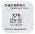 Renata 379 Watch Battery SR521SW SR63, SR521
