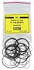 Pack of 50 Standard Thickness O-ring Rubber Gaskets for Watch Backs
