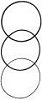Black O-Ring Case Seal - Thick (in a range of diameters)