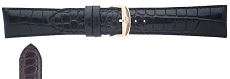 Leather - ZRC Leather Crocodile Effect Watch Strap (18-26mm)- Armani Style
