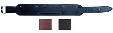 Military Style Genuine Leather Watch Strap (16-20mm)