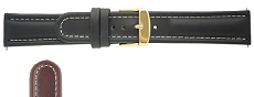 Leather - USA Oiled Triple Padded Watch Strap (18-22mm)