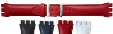 Leather - Swatch Style Calf Odessa Leather Watch Strap (17 mm notch width)