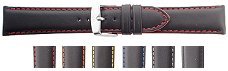 Leather - Neptune Waterproof Calf Leather Watch Strap (18-22mm)