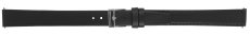 Extra-extra-long (XXL) Black Leather Watch Strap (12-20mm)
