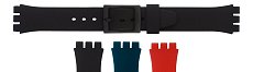 Silicone - Swatch Style Silicone Watch Strap (17 mm notch width)
