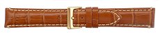 Leather -Tan Padded High Grade Watch Strap (18mm-26mm)