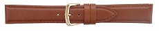 Leather - Light Brown Anti-Allergy Watch Strap (8mm-22mm)