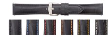 Leather - Crocodile Stitched Watch Strap (18mm-22mm)