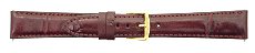 Timex Burgundy Alligator Grain Leather Watch Strap (18mm)