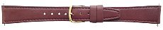Timex Burgundy Plain Leather Watch Strap (14mm & 18mm)