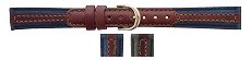 Timex Ladies' Blue or Green Suede and Leather Watch Strap (14mm)